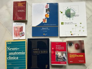 Libros de medicina a 5E unidad.