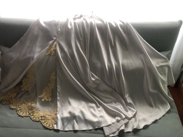 Traje danza oriental blanco talla 42/44