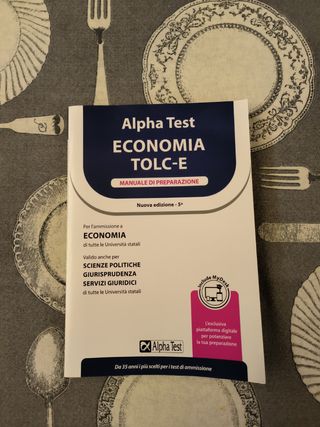 Alpha Test ECONOMIA (manuale di preparazione)