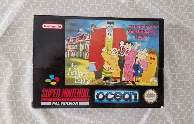 Addam's Family Pugsley's Scavenger Hunt SNES