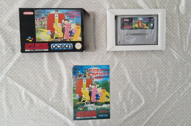 Addam's Family Pugsley's Scavenger Hunt SNES
