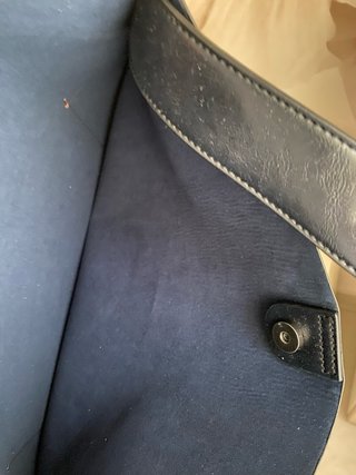 Bolso de Zara, cuadrado negro y granate