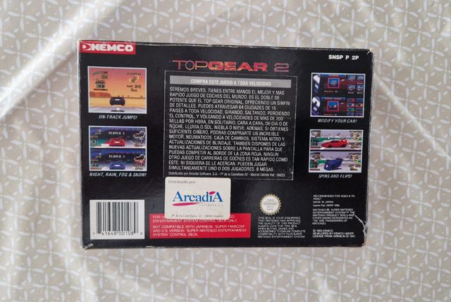 Top Gear 2 Super Nintendo
