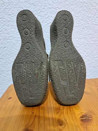 Botines caña Fly London,cuña tocino,piel duradera