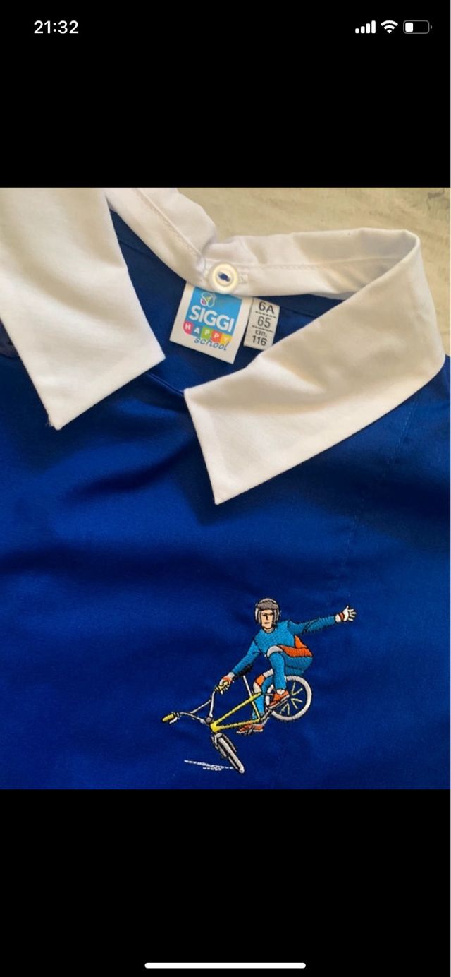 Grembiule Blue prima elementare