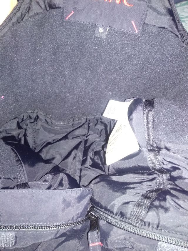 Pantalón- peto esquí niños Poivre Blanc negro