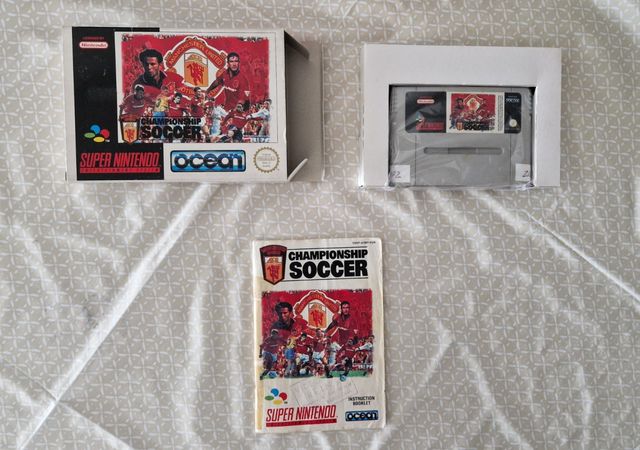 Championship Soccer Manchester United SNES