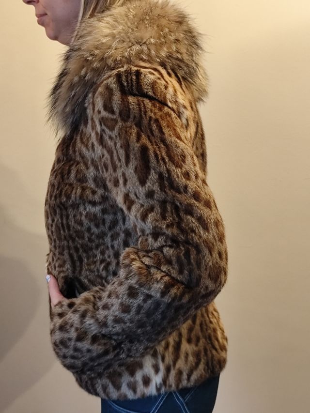 Giacca Lipi Cat bordata pelle NUOVA