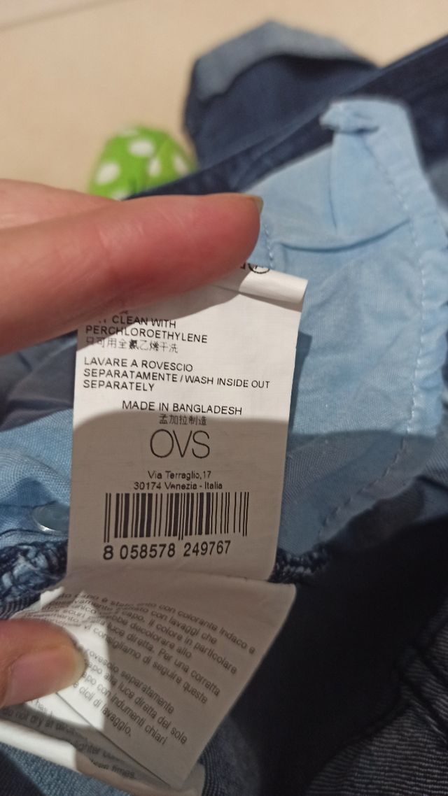 Pantaloncini elasticizzati jeans Ovs don