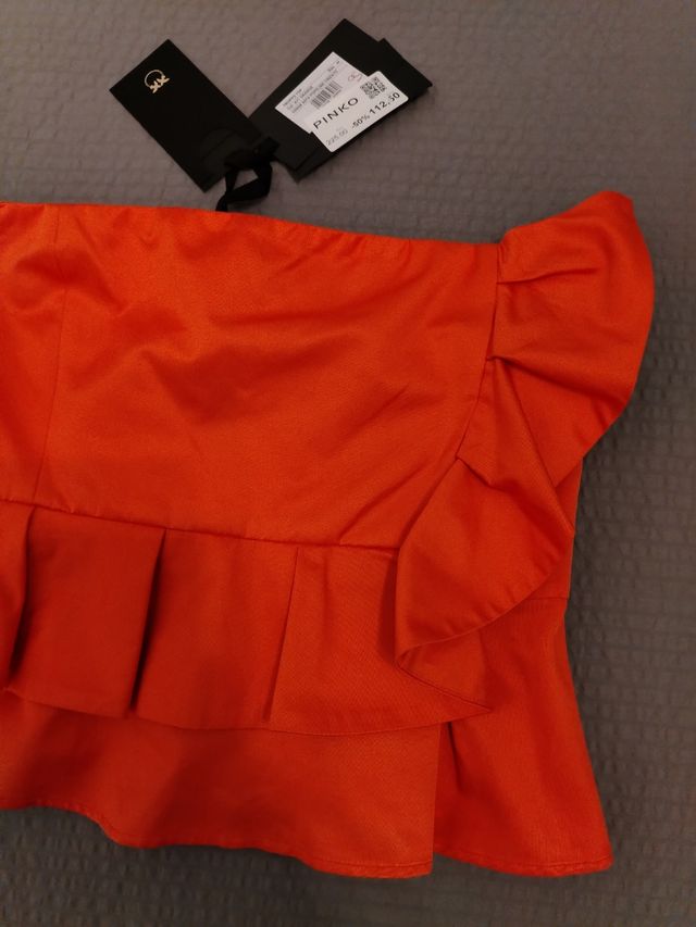 Top arancione pinko 44
