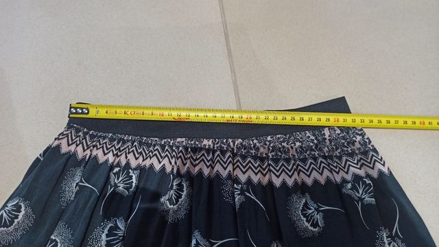 Gonna Tezenis fantasia con pizzo