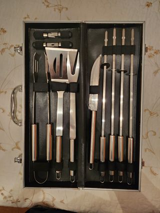 Maletín accesorios para barbacoa