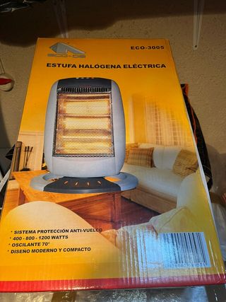 Estufa halógena nueva