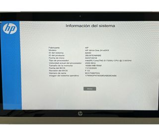 Ordenador Sobremesa HP All in one