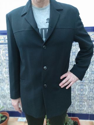 Chaqueta larga, ,tipo blesier de hombre 