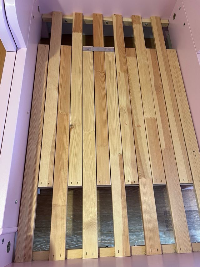 2 camas extensibles de ikea rosas