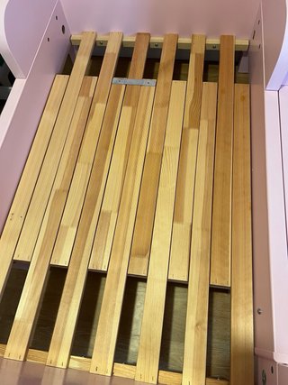 2 camas extensibles de ikea rosas