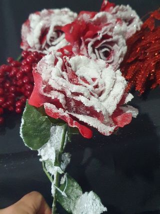 Addobbi rossi albero Natale pezzi 28