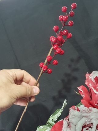 Addobbi rossi albero Natale pezzi 28