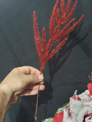 Addobbi rossi albero Natale pezzi 28