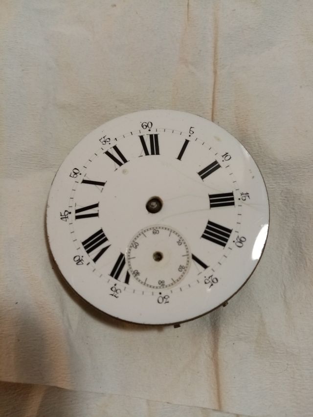 ESFERA RELOJ BOLSO ESMALTADA