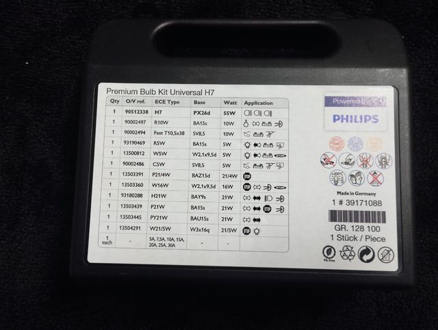 Opel+ Premium bulb kit Philips universal