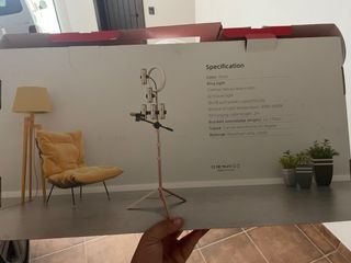 Tripode con aro de luz