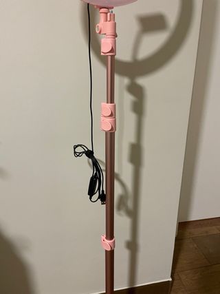 Tripode con aro de luz