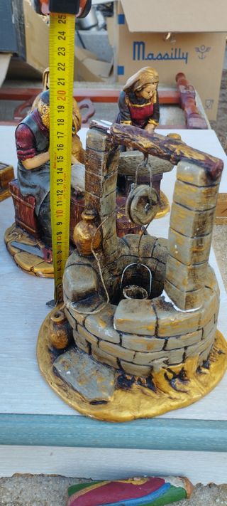 Figuras de belén antiguas