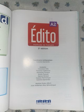 Libro frances 2BACH