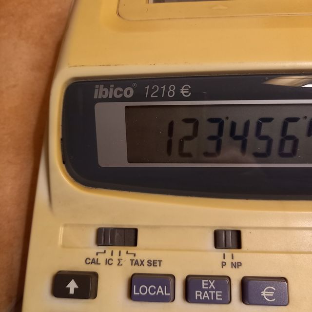 Calcolatrice IBICO 1218