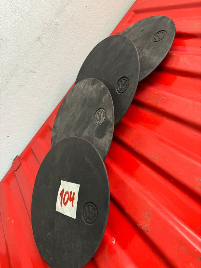 VW Embellecedor Tornillos de Rueda NEGRO ref.104