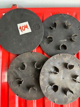 VW Embellecedor Tornillos de Rueda NEGRO ref.104