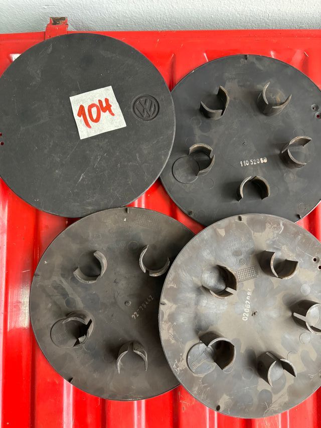 VW Embellecedor Tornillos de Rueda NEGRO ref.104