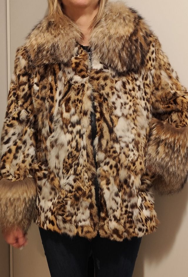 Giacca Lipi Cat pelliccia gatto Lipi vera bordata