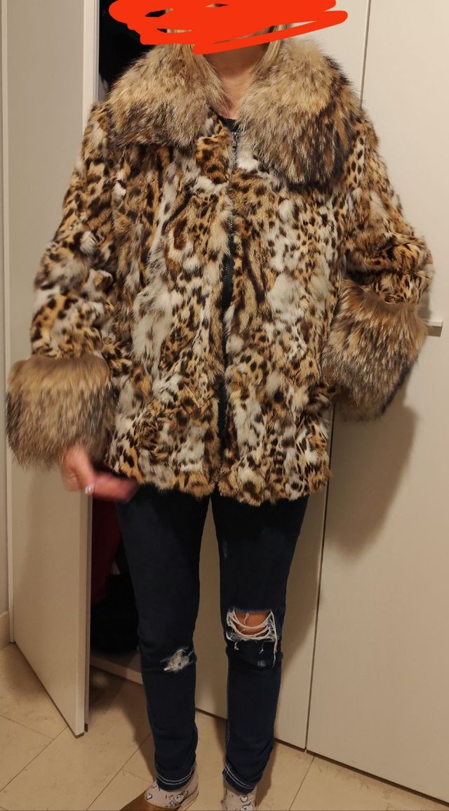 Giacca Lipi Cat pelliccia gatto Lipi vera bordata