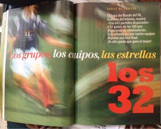 REVISTA MUNDIAL FUTBOL FRANCIA 1998