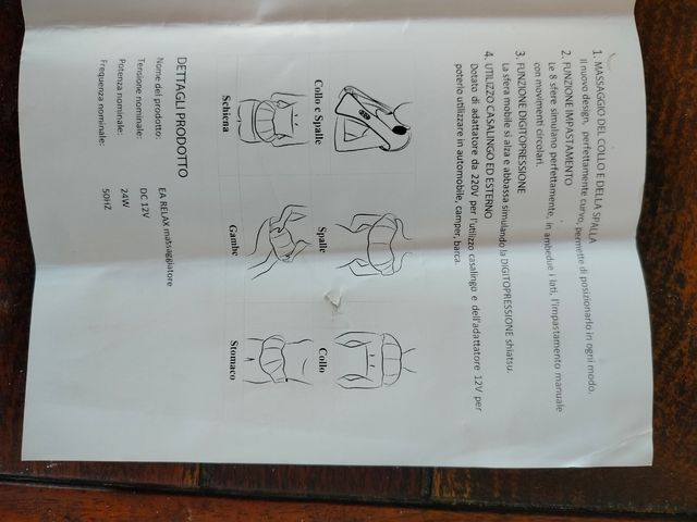 Massaggiatore EA RELAX SHATSU