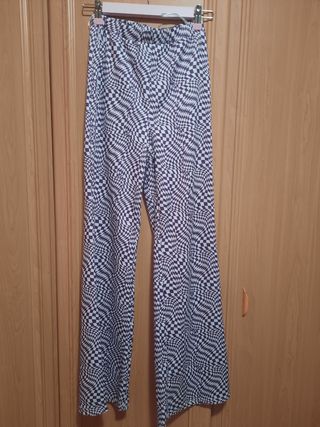 Pantalón elástico con patrón Shein