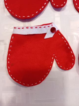 Porta posate Guanti di Natale