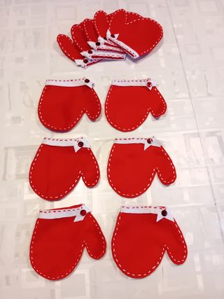 Porta posate Guanti di Natale