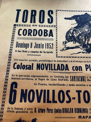Tauromaquia CORDOBA 1952