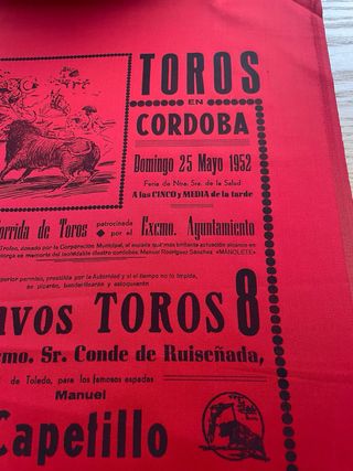 Tauromaquia CORDOBA 1952