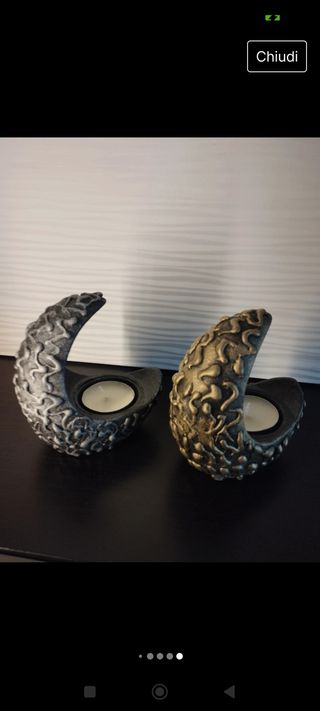 Particolare candeliere Luna