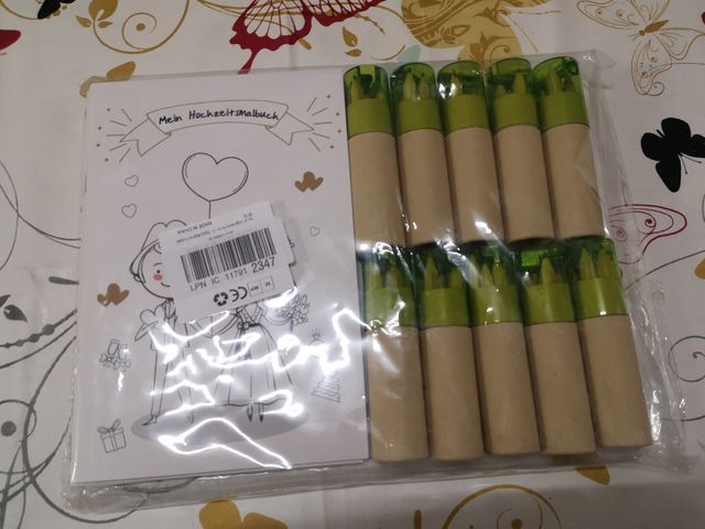 Set libros para colorear de boda NUEVO