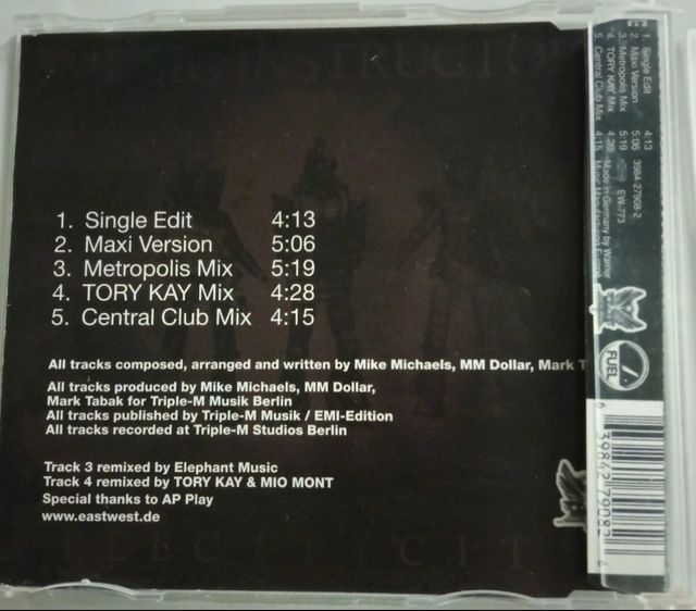 CD singolo Music Instructur"