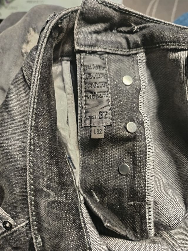 Vaqueros "GAS" en gris