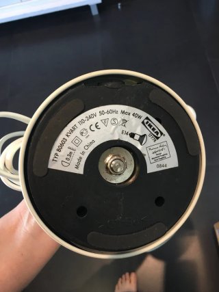 Flexo de mesa IKEA – Estilo vintage/retro