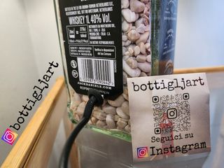 Lampada bottiglia Jack Daniel's