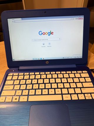 Ordenador portátil HP azul